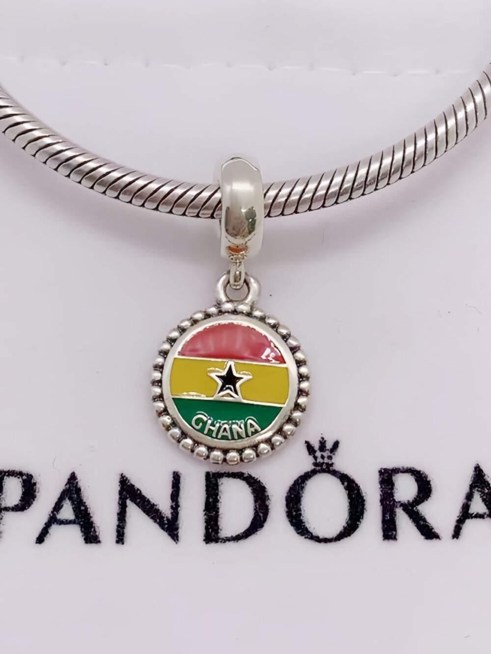Pandora Vatican Flag Exclusive CharmBead